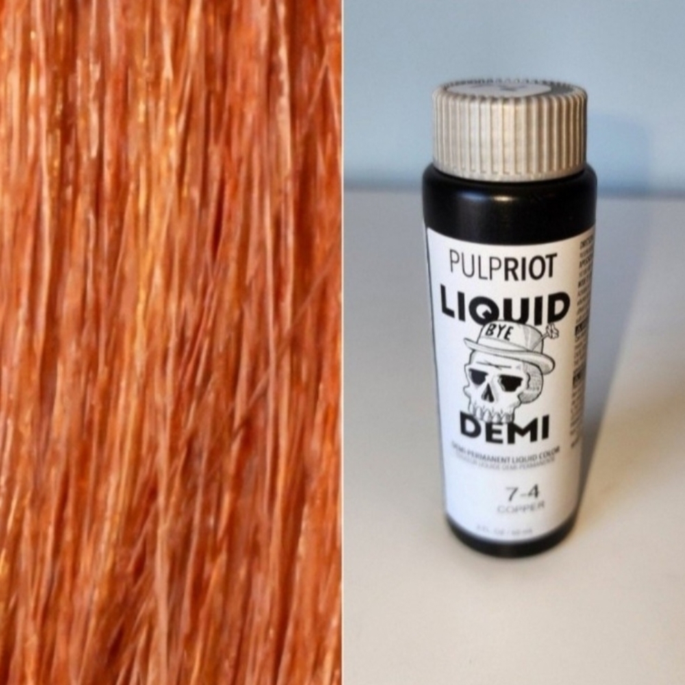 New! PulpRiot liquid Demi Color 7-4 Copper 2 oz